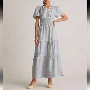 Quince Light Gray Maxi Dress